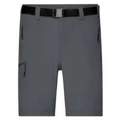 Herren Trekking Shorts JN1204, carbon, Größe L - carbon - L