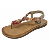 2GO FASHION Sandale Damen Gold/Beige 41
