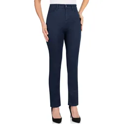 High-waist-Jeans, mit geradem Bein, Gr. 52 - Länge 30, Blue used, , 52306704-52 Länge 30
