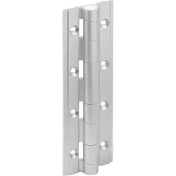 SCHARNIER OHNE FEDER A=35, B=120, ALUMINIUM FARBLOS ELOXIERT