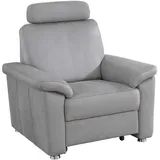 Beldomo System Fernsehsessel, Hellgrau, Textil, 102x91x91-159 cm, Goldenes M, Wohnzimmer, Sessel, Fernsehsessel