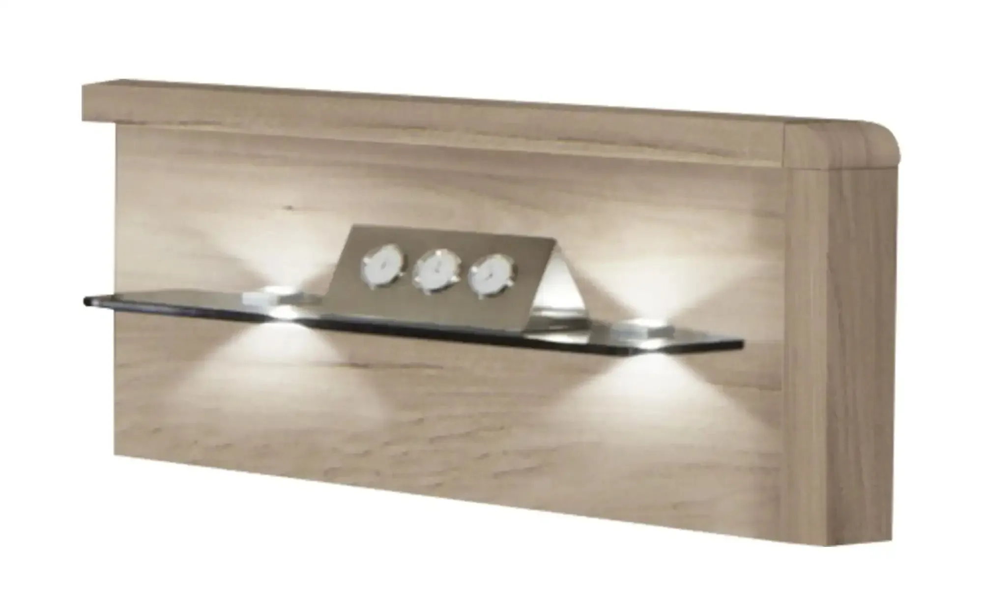 Nachtschrank-Paneel  Valencia ¦ holzfarben ¦ Maße (cm): B: 60 H: 30 T: 12.0