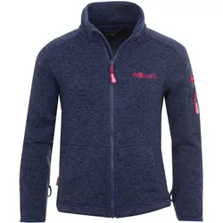 Kinder Fleece-Jacke Jondalen Französisch Blau / Pink Gr. 110 - 5 Jahre