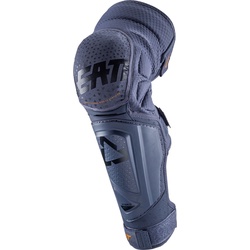 Leatt 3DF Hybrid EXT Motocross Knie-/Schienbeinschoner, blau, Größe 2XL für Männer
