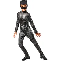 Rubie's 702990L Dc - The Batman Selina Kyle Kostüm für Mädchen CATWOMEN Movie Kinder, wie abgebildet, Größe L