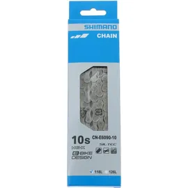 Shimano Unisex – Erwachsene E-Bike-Kette CN-E6090 10-Fach, Schwarz, Einheitsgröße