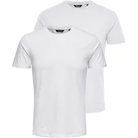 Only & Sons Shirt, Weiß, M