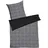 Mako-Satin schwarz 200 x 200 cm + 2 x 80 x 80 cm