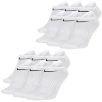 Nike Everyday Lightweight No-Show-Trainingssocken White/Black 46-50