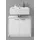 Stella Trading Waschbeckenunterschrank 63 x 55 x 29 cm Weiß matt