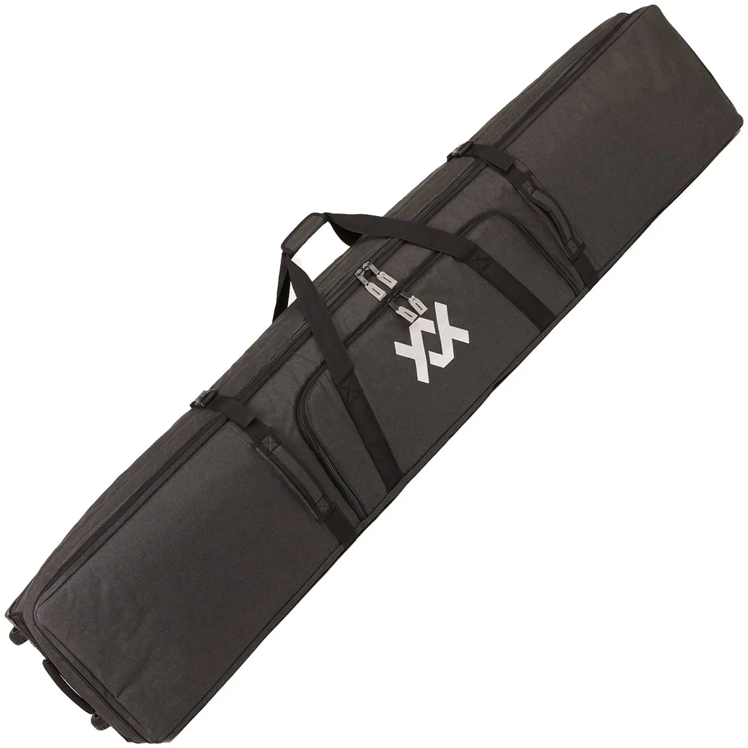 Völkl Rolling Double Ski Bag 185cm Skitasche mit Rollen grau