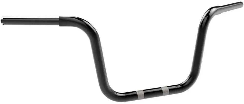 Khrome Werks 1-1/4 ́ ́ Bobber 10 ́ ́ Ape Hanger Harley Davidson Fls 1690 Softail Slim Lenker - Black - 32 mm