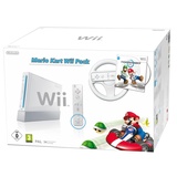 Nintendo Wii Mario Kart Pak [inkl. Mario Kart, Wii Wheel, Remote Plus Controller] weiß (Gut - leichte Gebrauchsspuren / mindestens 1 JAHR GARANTIE)