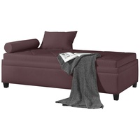 Relaxliege 90x200 cm mit wählbarer Matratze violett - Kamina Komfort