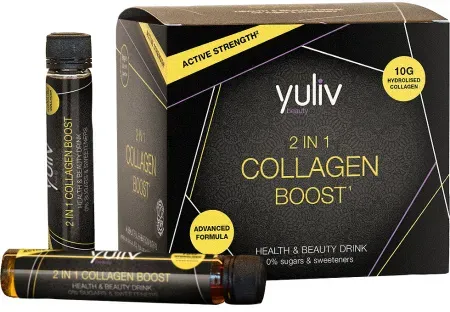 Yuliv Collagen Boost Aktive Stärke Ampullen 30x25ml