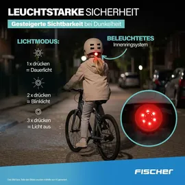 Fischer Fahrradhelm BMX Plus Power S/M weiß