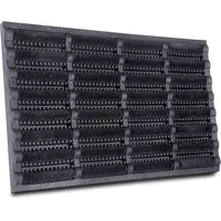 HANSE HOME Schmutzfangmatte 60 x 40 cm Schwarz