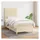 vidaXL Boxspringbett 90 x 200 cm Creme
