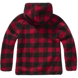 Brandit Textil Teddy Jacke Red / Black XL