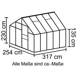 Vitavia Merkur 8300 Alu schwarz HKP 4 mm 8,3 m2