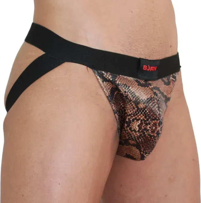 BURN - 002 JOCK SNAKE SCHWARZ S - M