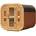 Design Saunahaus Luago 2x2 Art 2 kiefer Typ 2 mit 2 frontseitigen Fenstern Komplett montiert