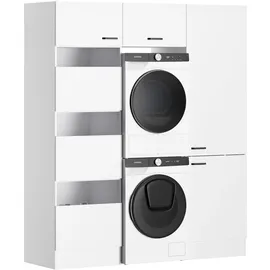 OPTIFIT Waschsäulen-Set Bonn214 183,2 x 210 x 57,1 cm Weiß