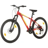 vidaXL Mountainbike 21 Gang 27,5 Zoll Rad 38 cm Rot