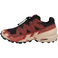 Salomon SPEEDCROSS 6 GTX - Hr., black/red dalhia/poppy red 43