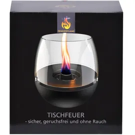 Kleining Tischfeuer Tulpe Ø 19,5 cm Schwarz