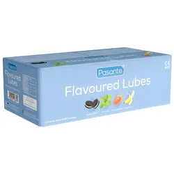 «Flavoured Lubes» 144 x 5 ml – Wasserbasiert, 4 Aromen (0.72 l) 720 ml