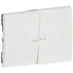 Legrand 771079 Wippe mit eingesetztem Fenster, Farbe: Ultraweiß 1