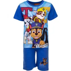 Paw Patrol - Set Shorts + Pat Patrouille T-Shirt - Schlafanzug 2 ans blau/weiß