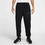 Nike Swoosh Dri-FIT Fleece Fitness Jogginghose Herren 010 - black/white L