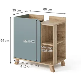 Vicco Waschbeckenunterschrank Karen 60 x 65 cm Blau
