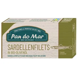 Pan do Mar Sardellenfilets in Bio-Olivenöl 50g