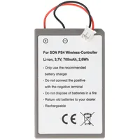 AccuCell Akku passend für den Playstation PS4 Controller, 3,7