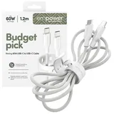 Panzer Glass PanzerGlass empower 60W USB-C to USB-C Cable USB 2.0 1.2M White