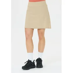 Sommerrock WHISTLER "Maura", Damen, Gr. 46, beige (nude), 90% Polyamid, 10% Elasthan, unifarben, casual, kurz, Röcke, im robusten Design für Outdooraktivitäten