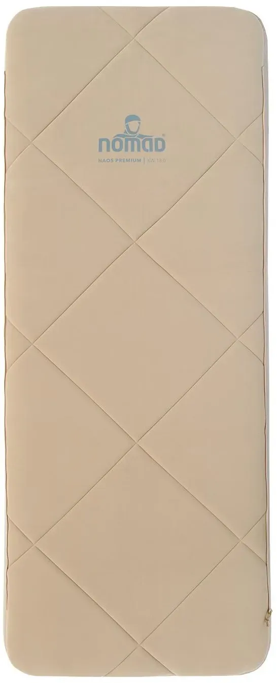 Nomad Naos Premium XW 18.0 Isomatte (203 x 77 x 18 cm / isoliert bis -49°C) - STK - dark sand