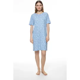 MEY Flower Meadow Nachthemd Blau 3XL