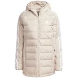 adidas Essentials 3-Streifen Light Down Parka Wonder Beige M
