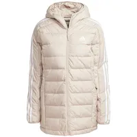 adidas Essentials 3-Streifen Light Down Parka Wonder Beige M