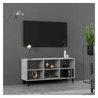 VidaXL TV-Schrank mit Metallbeinen Betongrau 103,5x30x50 cm