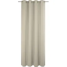 ADAM Audio Vorhang ADAM "Uni Collection" Gr. 2, beige (naturweiß), B:145cm H:175cm, Baumwolle (Bio-Baumwolle), Gardinen, aus 100% Bio-Baumwolle