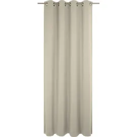 ADAM Audio Vorhang ADAM "Uni Collection" Gr. 2, beige (naturweiß), B:145cm H:175cm, Baumwolle (Bio-Baumwolle), Gardinen, aus 100% Bio-Baumwolle