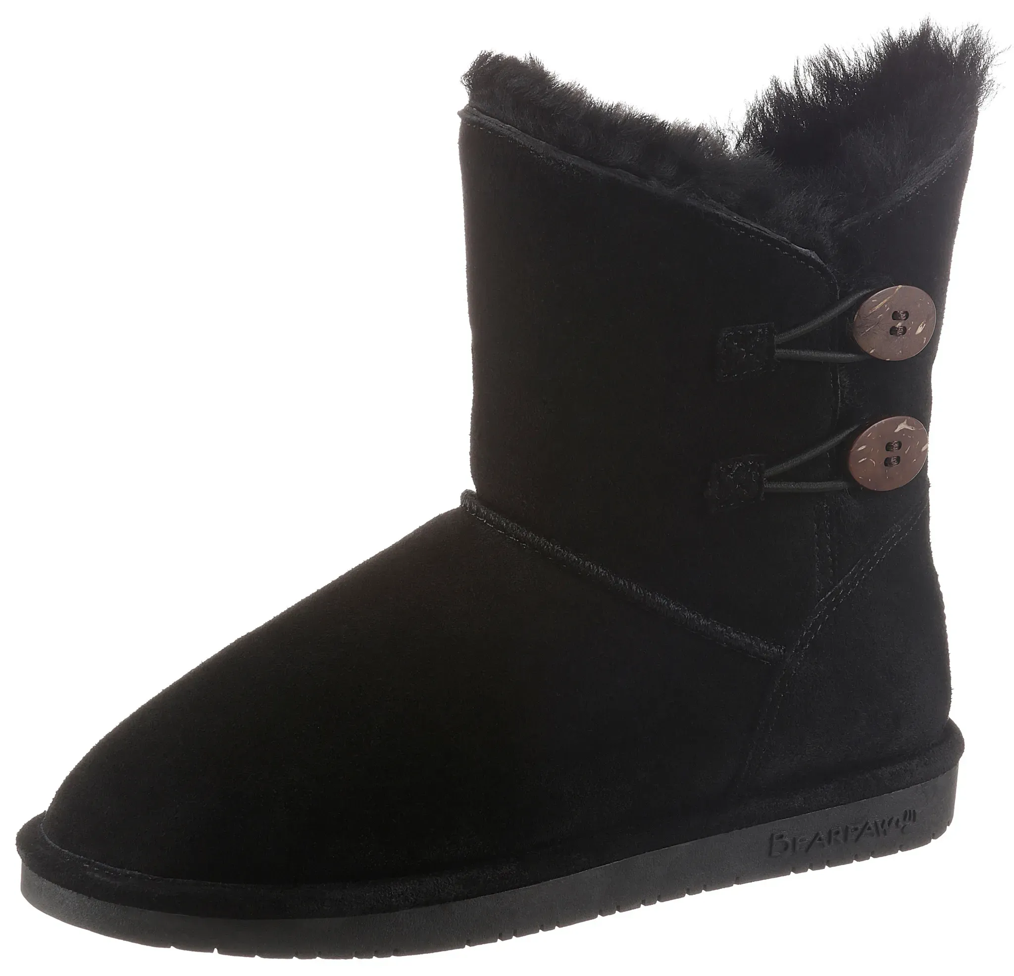 Bearpaw Winterboots »ROSALINE«, mit modischen Zierknöpfen Bearpaw schwarz 36