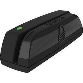 Magtek 21073062. USB Black Magnetic Card Reader – Magnetic Card Readers (110 mA, 100 mm, 33 mm, 31 mm, 127.57 G, 1.8 m)