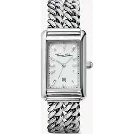 Thomas Sabo Damenuhr Rechteckig silberfarben 22mm 3ATM