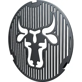 tuning-art Grillring 80 cm Stahl Grau